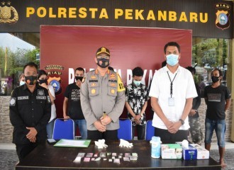 Operasi Kontijensi Aman Nusa II, 76 Orang Pengunjung Hiburan Malam Diamankan Polresta Pekanbaru