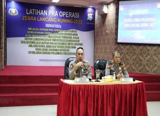 Jelang Operasi Zebra LK 2022, Polresta Pekanbaru Gelar Lat Pra Ops