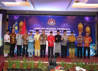 Jalin Silaturahmi Antar Negara, Kapolresta Pekanbaru Hadiri Acara Halal Bihalal Konsulat Malaysia Pekanbaru