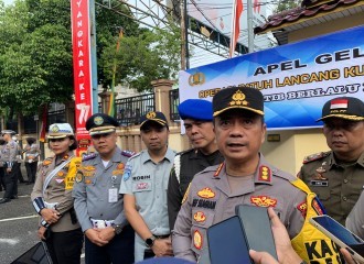 Dukung Riau Bhayangkara Run, Polresta Pekanbaru Siapkan Pengamanan.