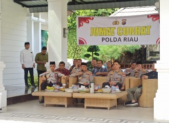 Jumat Curhat Bersama Polda Riau Di Kelurahan Tangkerang Labuai Kecamatan Bukit Raya