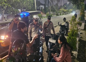 Polsek Limapuluh Gelar KRYD, Antisipasi C3 Dan Balap Liar Di Wilayah Hukum