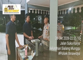 Polsek Binawidya Tingkatkan Patroli KRYD, Antisipasi Balap Liar Dan Kejahatan Jalanan Di Pekanbaru