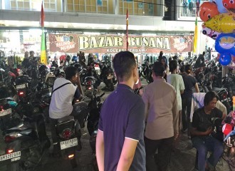 Polsek Rumbai Gelar Blue Light Patrol, Jaga Keamanan Perkantoran Dan Pertokoan